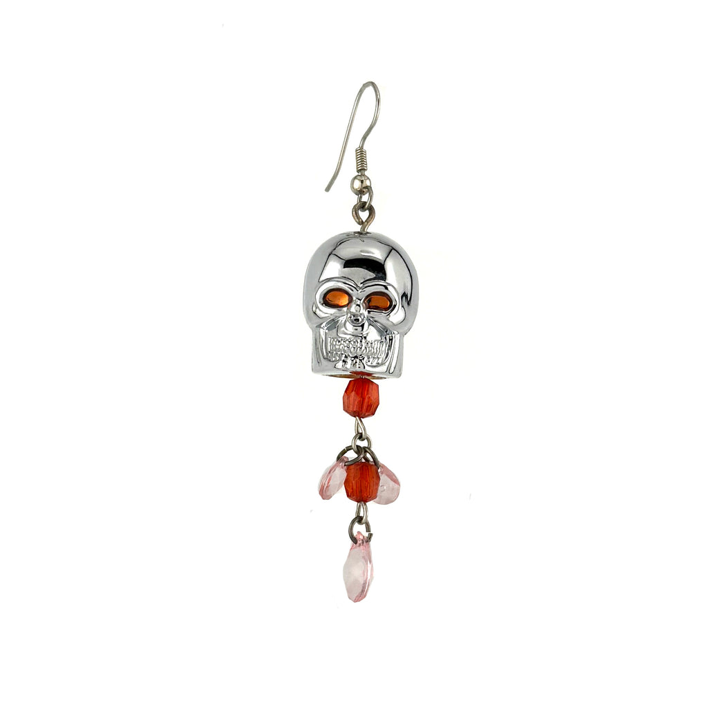 Skull and Beads Earring