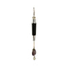Pen and Amethyst Drop Earring