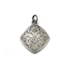 Victorian Ornament Double Sided Engraved  Charm