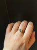 Gold Lined Nail Ring with Nail Head