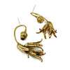 Eden Earrings, Bronze