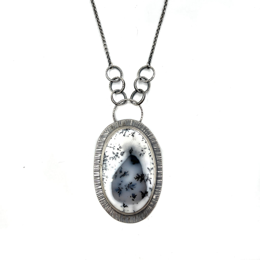 Dendritic Agate Pendant