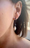 Quatrefoil Pearl Hoops