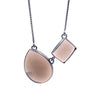 Duo Necklace, Smokey Quartz