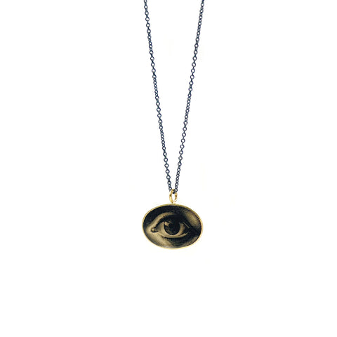 Lover's Eye Necklace, Oval