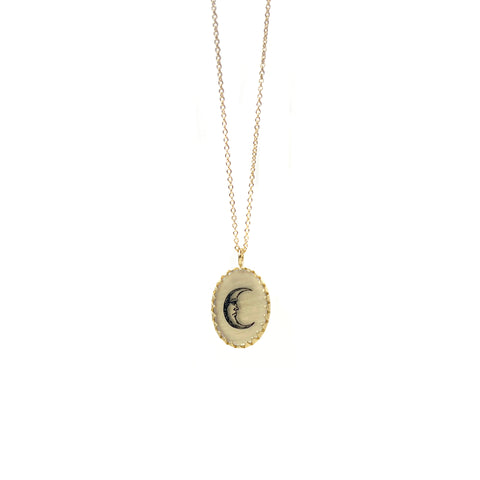 Victorian Moon Necklace