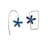 Daisy Popper Earrings, Blue