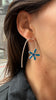 Daisy Popper Earrings, Blue
