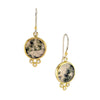 Moss Agate Drop Earrings
