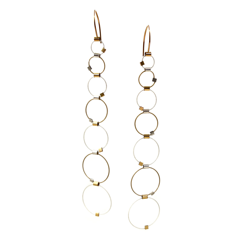 Triplet Hook Earrings, Max