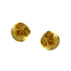Mini Hydrangea Pod Stud Earrings, Gold
