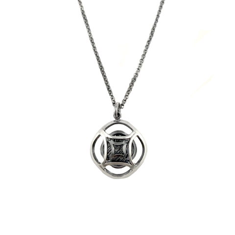 Hydrangea Puff Small Layered Necklace