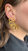 Shadowed Butterfly Earrings, Gold
