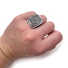 Tourmalinated Quartz Ring