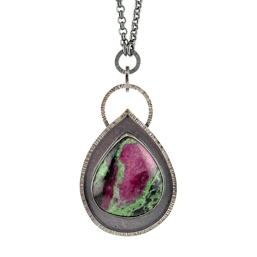 Ruby Zoisite Pendant