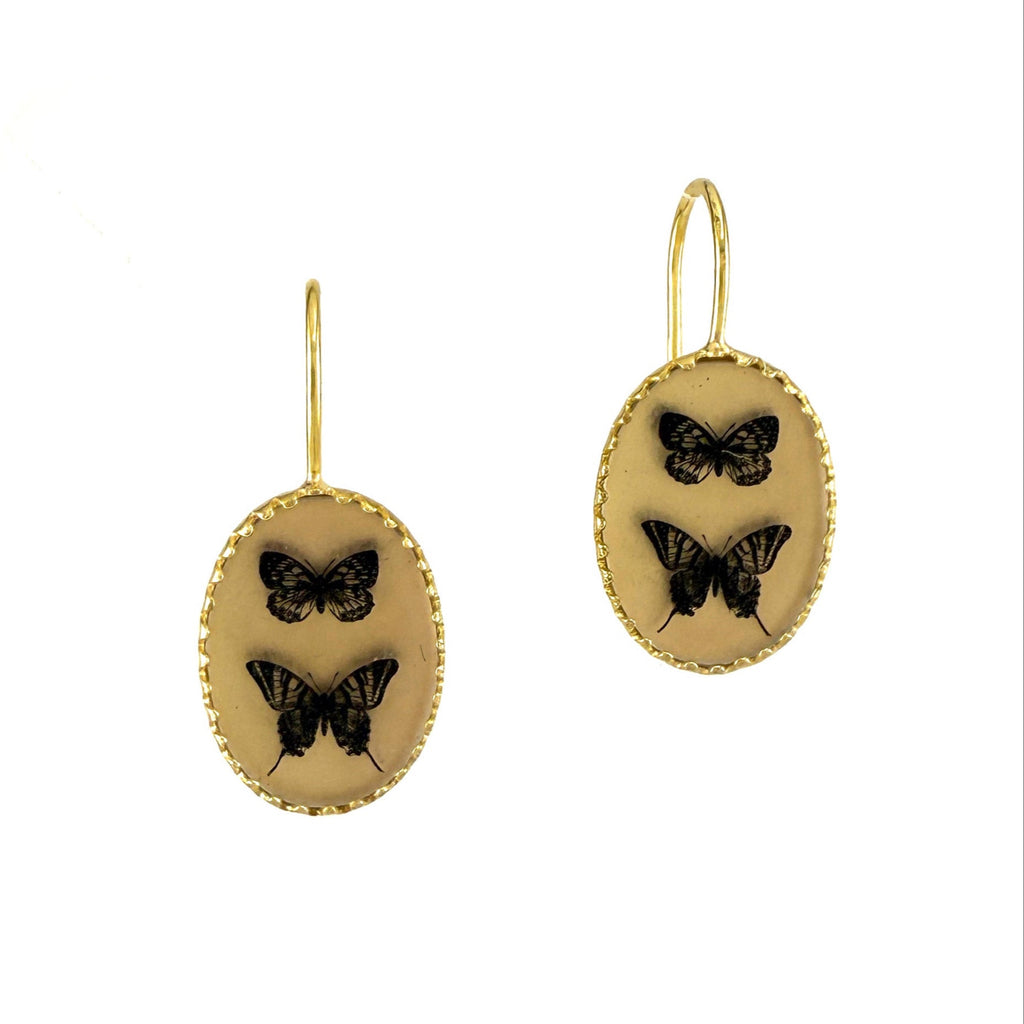Big Victoria Butterfly Earhangers