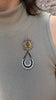 Coin Silhouette Brooch