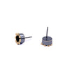 Diamond Round Raised Studs