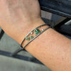 Emerald and Diamond Cuff Bracelet