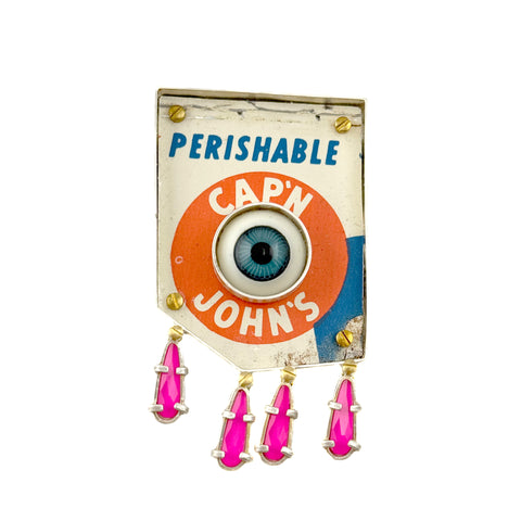 Eyes are Perishable Too Brooch