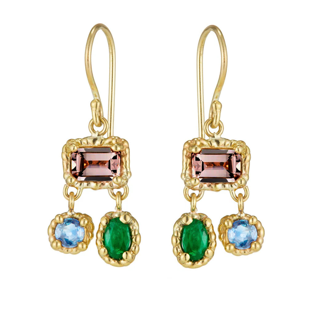 Pink Trio Earrings