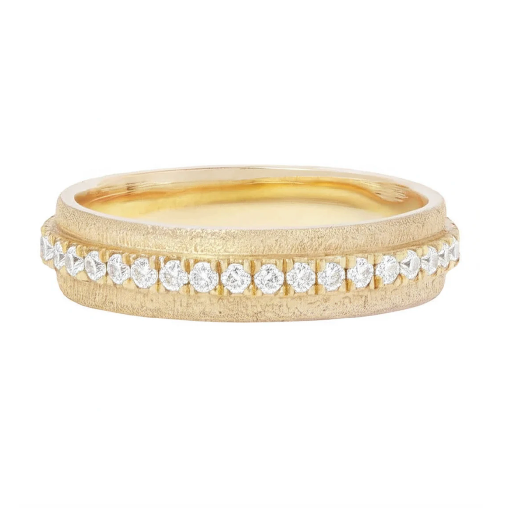 Wide Three Step Eternity Band