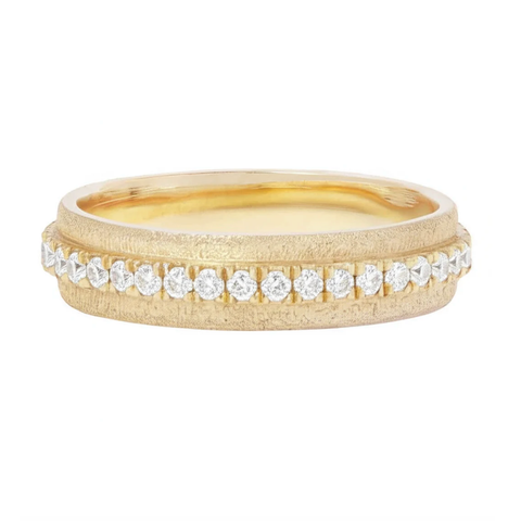 Wide Three Step Eternity Band