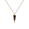 Elva Pendant, Black Diamonds