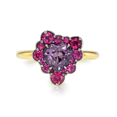 Spinel Heart Bubble Bath Ring