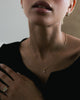 Soft White Diamond Nugget Pendant Necklace