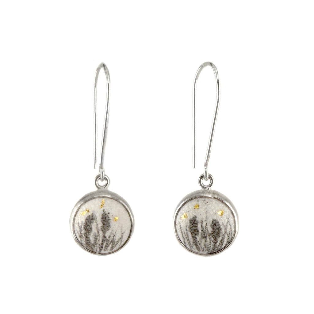 Cattails Button Dangles