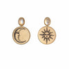 Sun and Moon Orb Earrings