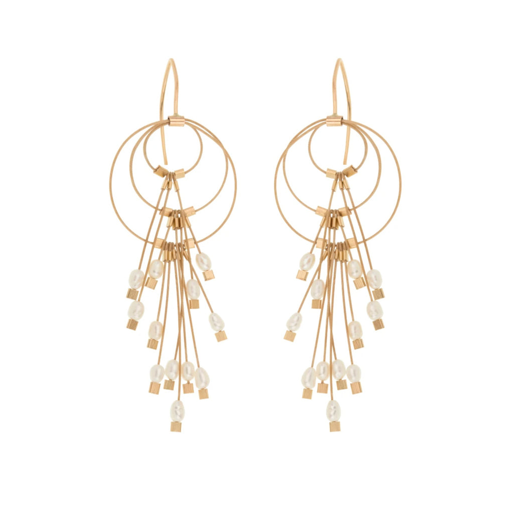 Aerial Hooks with Pearls, Large