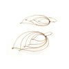 Tear Hook Earrings, Large, Multiple Colors