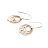 Grad Circle Hook Earrings, Mini, Multiple Colors