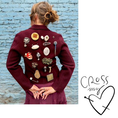 A Brooch Exhibition: Cross My Heart