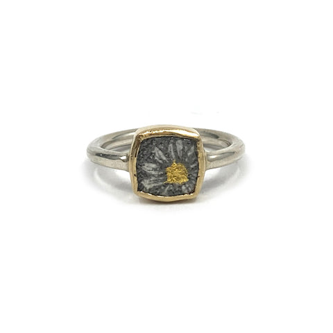 Square Daisy Ring