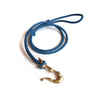 Pelican Clip Bracelet/Necklace, Brass, Indigo