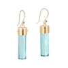 Blue Quartz Rod Earrings
