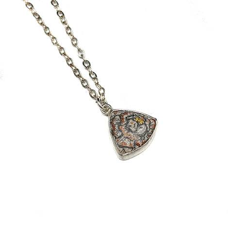 Ranunculus Triangle Pendant