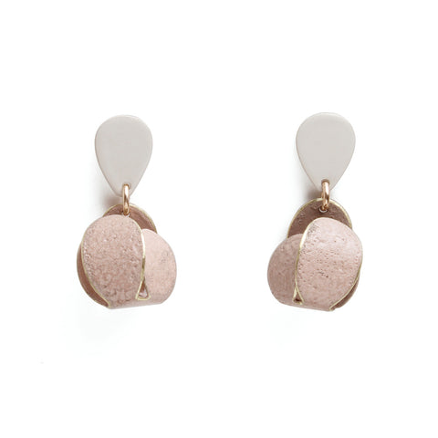 2pc Bloom Baubles, Small, Nova / Smoky Pink