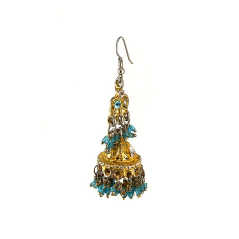 Aqua Chandelier Earring