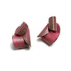 MAX Folded Studs, Medium, Midnight Pink