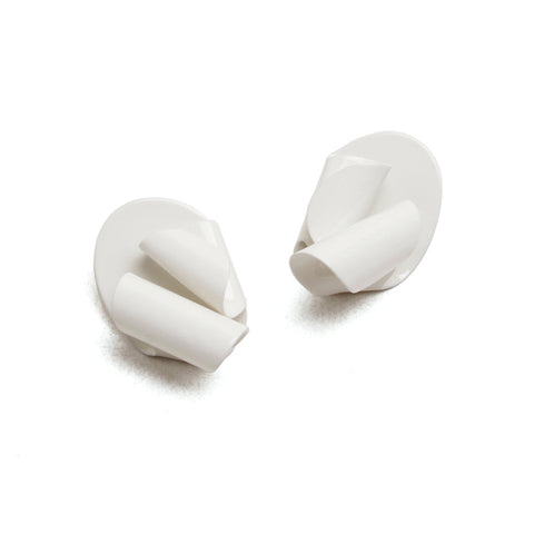 MAX Folded Studs, Medium, Cream