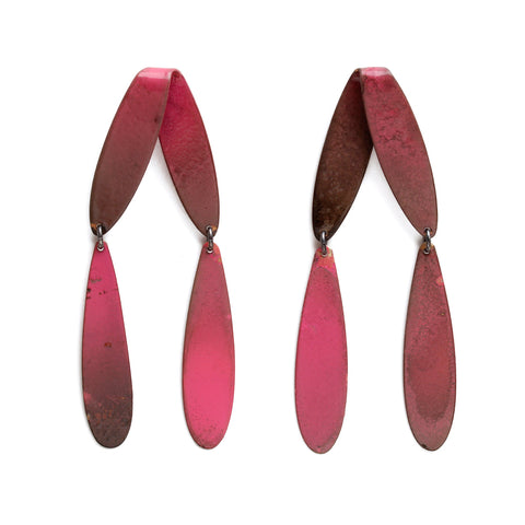 Slide Folds with Drops, Midnight Pink
