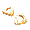 3Qtr Trap Hoops, White/Green
