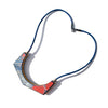 Arc Necklace, Blue / Red