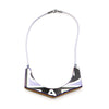 Arc Necklace, Black/Purple