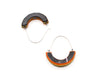 Reversible Arc Hoops, Blue / Orange
