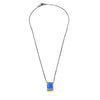Cube Pendant, Blue